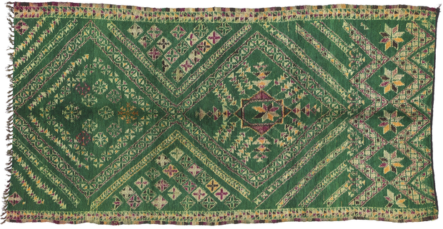 6 x 13 Vintage Beni MGuild Moroccan Rug 20124