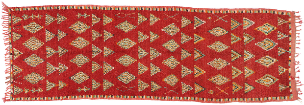 4 x 12 Vintage Red Moroccan Azilal Rug 20168
