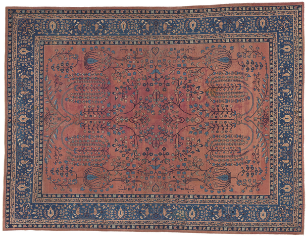 9 x 12 Antique Turkish Sparta Rug 74998