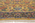 8 x 10 Vintage Yellow Indian Tabriz Rug 74959