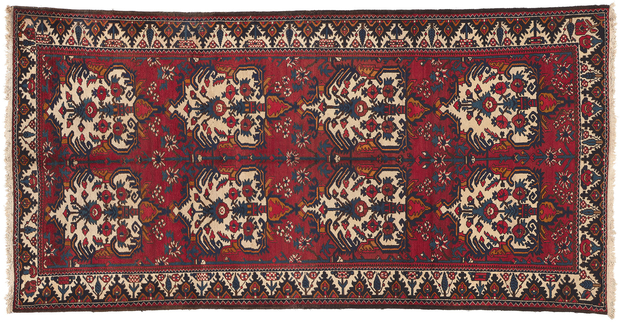 5 x 10 Antique Persian Bakhtiari Rug 71127