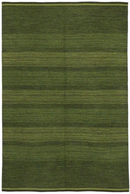 5 x 8 Vintage Green Swedish Rollakan Rug 76643