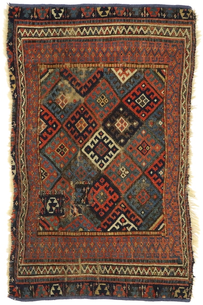 2 x 3 Antique Russian Rug 766082 x 3 Antique Russian Rug 76608