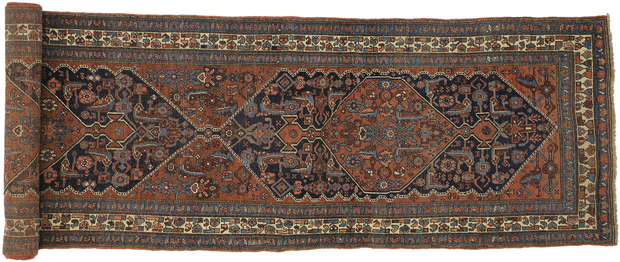 4 x 17 Antique Bijar Rug 76653