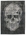 10 x 13 Distressed Vintage Overdyed Skull Rug 80275