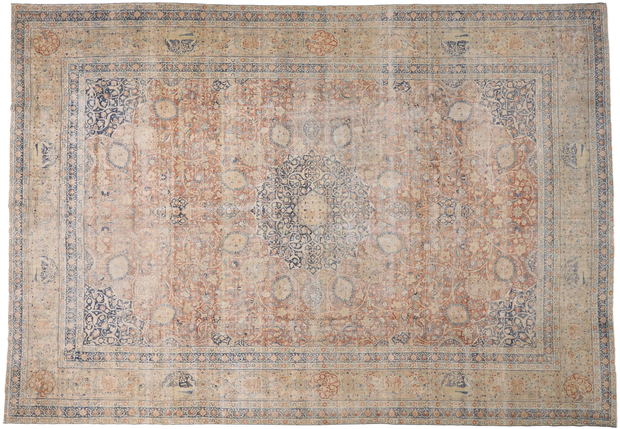 15 x 22 Antique Persian Tabriz Rug 76692