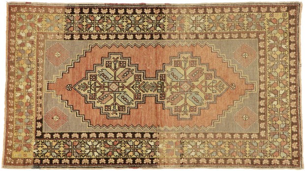 4 x 6 Vintage Oushak Rug 50172