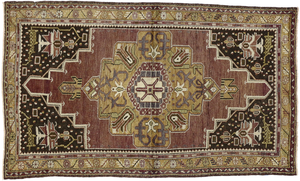 4 x 7 Vintage Oushak Rug 50187