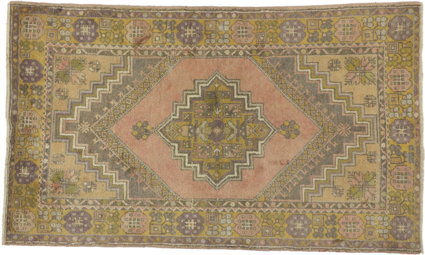 3 x 6 Vintage Oushak Rug 50192