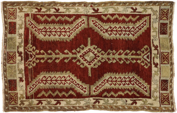 2 x 3 Vintage Oushak Rug 50205