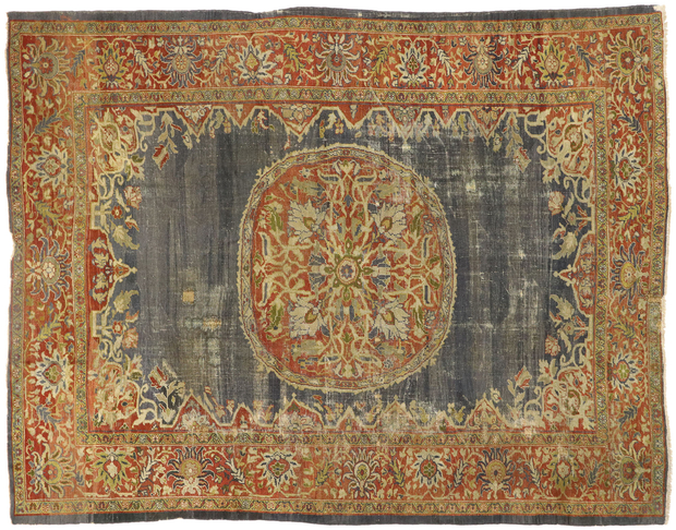 9 x 12 Antique Persian Sultanabad Rug 76796