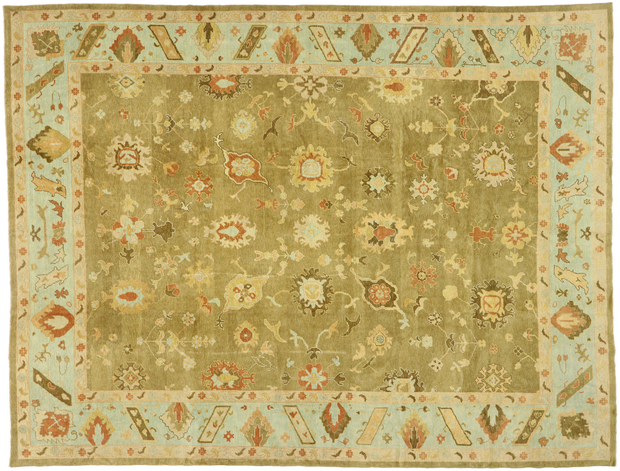 12 x 16 Turkish Oushak Rug 51599