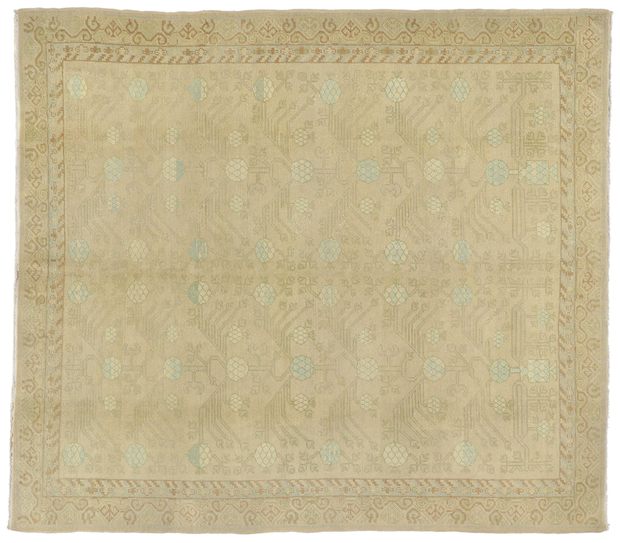 9 x 10 Turkish Khotan Rug 51624