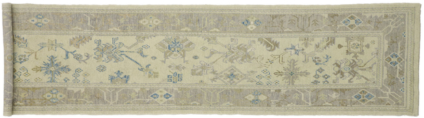 3 x 13 Modern Oushak Rug 51633