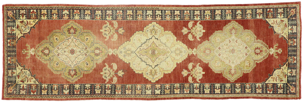 4 x 11 Vintage Oushak Rug 51660