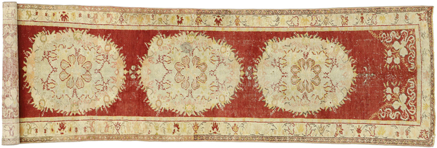 3 x 11 Vintage Oushak Rug 51662