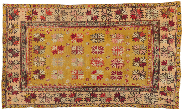 6 x 9 Vintage Turkish Oushak Rug 51668