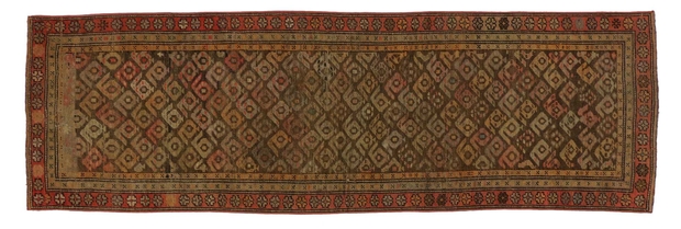 2 x 7 Vintage Turkish Oushak Rug 51721