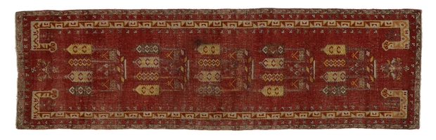 3 x 9 Vintage Anatolian Prayer Rug 51729