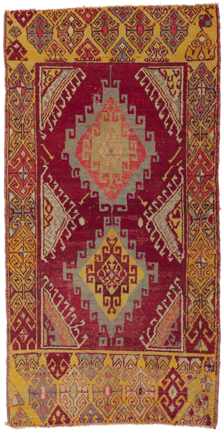 4 x 7 Vintage Turkish Oushak Rug 51731