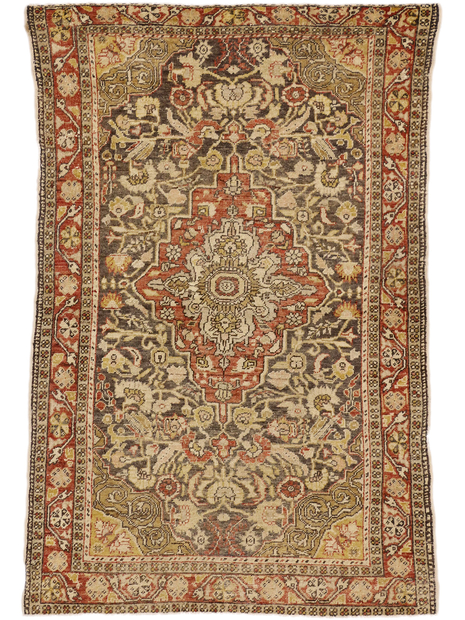 4 x 6 Antique Turkish Sivas Rug 50245