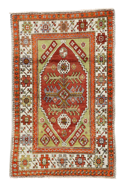 3 x 5 Colorful Oushak Rug 51760