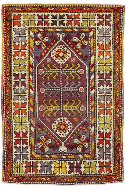 3 x 4 Colorful Oushak Rug 51762