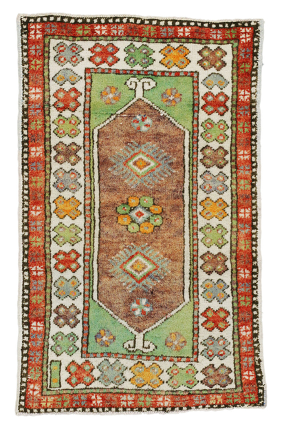 3 x 4 Colorful Oushak Rug 51766