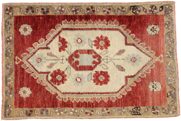 2 x 3 Vintage Oushak Rug 51773