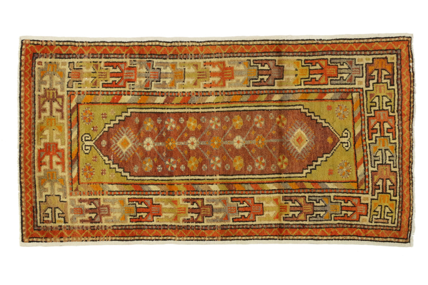 3 x 5 Vintage Turkish Oushak Rug 51777