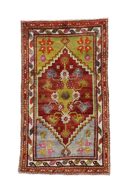 3 x 5 Vintage Turkish Oushak Rug 51778