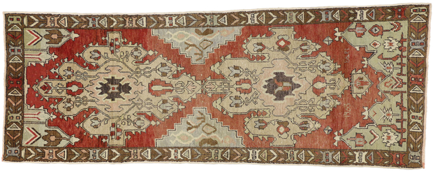 3 x 9 Antique Oushak Rug 50261