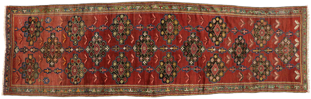 5 x 15 Antique Persian Karabagh Rug 76832