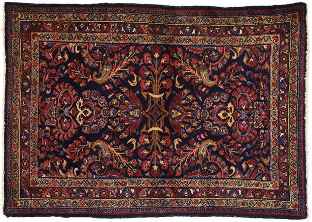 4 x 5 Antique Persian Lillian Rug 76857