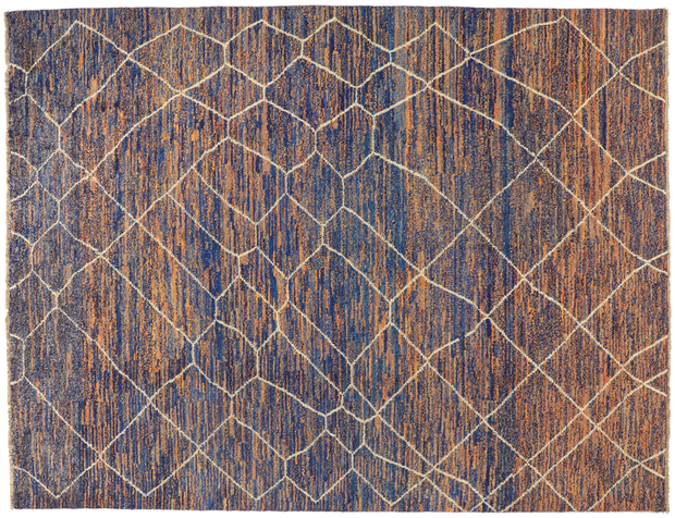 10 x 14 Abstract Moroccan Area Rug 80347