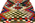 3 x 8 Vintage Checkered Moroccan Rag Rug 20381