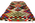 3 x 8 Vintage Checkered Moroccan Rag Rug 20381