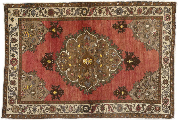 4 x 6 Vintage Oushak Rug 50303