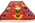 4 x 9 Vintage Red Boujad Moroccan Rug 20470