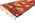 4 x 9 Vintage Red Boujad Moroccan Rug 20470