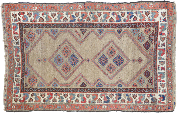 4 x 5 Antique Persian Malayer Rug 76884