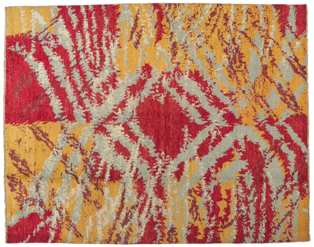 10 x 13 Abstract Moroccan Rug 80379