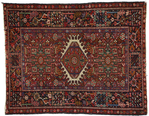 3 x 4 Vintage Heriz Rug 76895