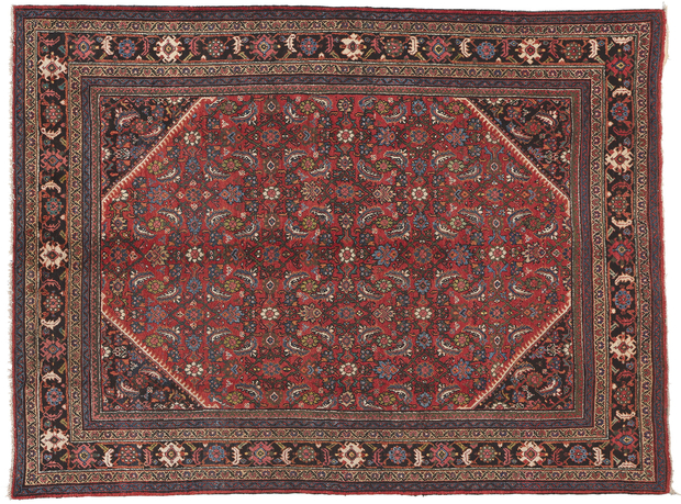 9 x 12 Antique Persian Mahal Rug 76926