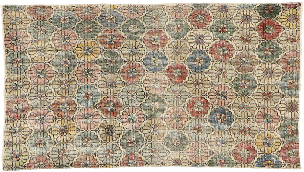 3 x 5 Zeki Muren Distressed Turkish Sivas Rug 51898