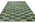 3 x 6 Distressed Vintage Green Turkish Sivas Rug 51911