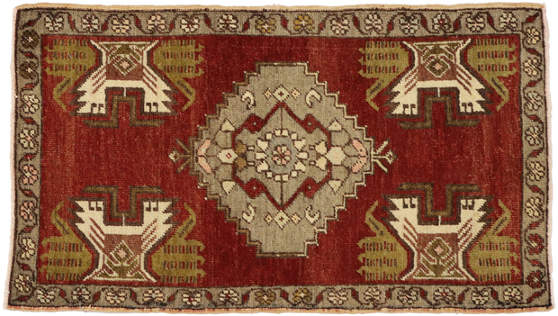 2 x 3 Vintage Oushak Rug 505472 x 3 Vintage Oushak Rug 50547