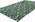 4 x 7 Distressed Vintage Green Turkish Sivas Rug 51945