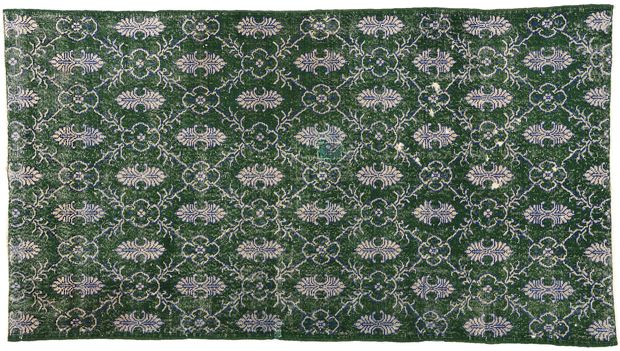 4 x 7 Distressed Vintage Green Turkish Sivas Rug 51945