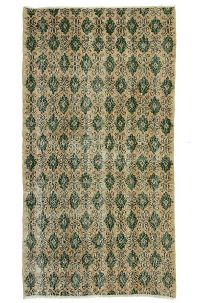 3 x 6 Distressed Vintage Turkish Sivas Rug 51963